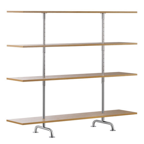 Trennwand-Regal - S44 - Tecta - modern / Eiche / lackiertes Holz