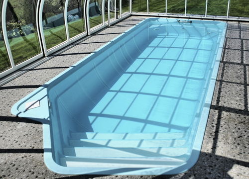 Einteiliges Schwimmbecken - ANDAMAN  - luxe-pools - für Außenbereich / erdverlegt / Polyester