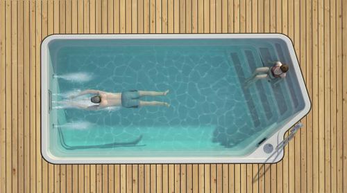 Einteiliges Schwimmbecken - TOBA - luxe-pools - für Außenbereich / erdverlegt / Polyester