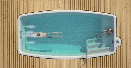 Einteiliges Schwimmbecken - BOKA - luxe-pools - für Außenbereich / erdverlegt / Polyester
