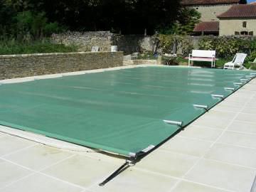 Stab-Poolabdeckung - MIKADO - luxe-pools - Winter