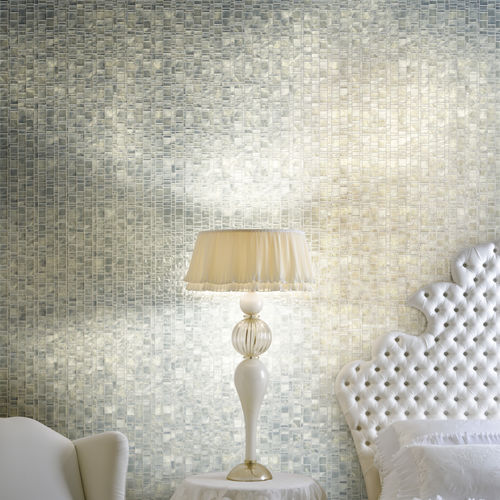 Glasmosaikfliese - LIBERTY PEARL - Trend - poliert / für den Innenraum / Wand