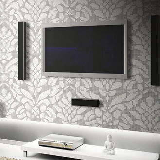Glasmosaikfliese - WALLPAPER FLORAL 2 - Trend - poliert / für den Innenraum / Wand