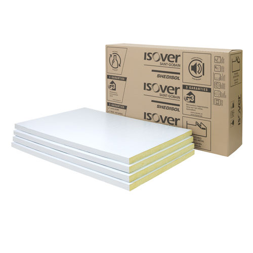 Thermoisolierung - Shedisol Lumière A2 - ISOVER SAINT-GOBAIN - Glaswolle / steife Platten / Innenbereich