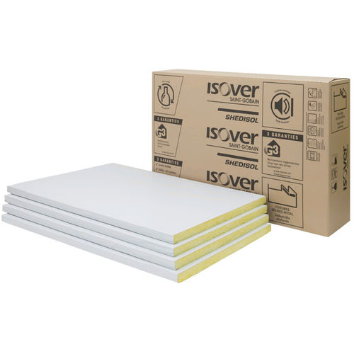 Thermo-akustische Isolierung - Shedisol Perle - ISOVER SAINT-GOBAIN - Glaswolle / steife Platten / Innenbereich
