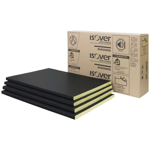Thermoisolierung - Shedisol Décor - ISOVER SAINT-GOBAIN - Glaswolle / steife Platten / Innenbereich