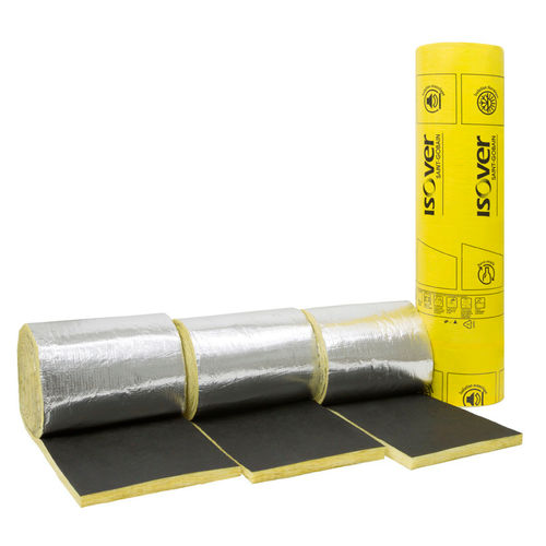 Thermo-akustische Isolierung - Cladacoustic - ISOVER SAINT-GOBAIN - Glaswolle / Rollen / Außen