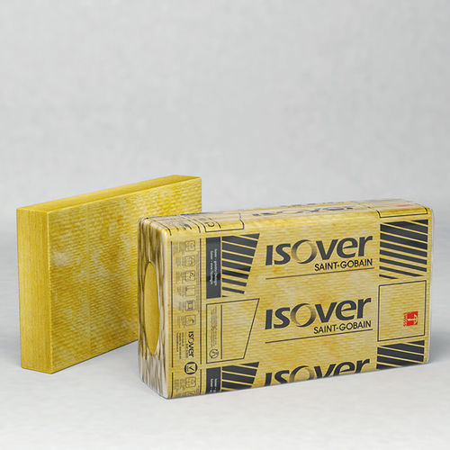 Thermo-akustische Isolierung - ISOCOMPACT - ISOVER SAINT-GOBAIN - Glaswolle / Platten / Außen