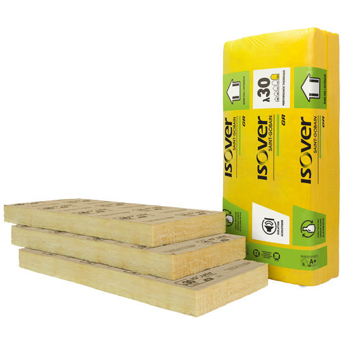 Thermo-akustische Isolierung - GR 30 Kraft - ISOVER SAINT-GOBAIN - Glaswolle / Platten / Innenbereich