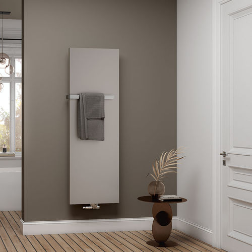 Elektrischer Badheizkörper - RUBEO® - KERMI - modern / Edelstahl / weiß