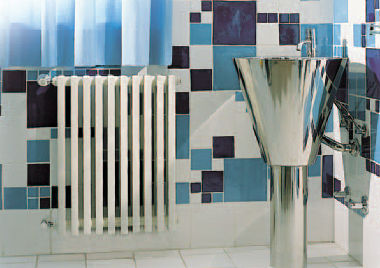 Heißwasser-Heizkörper - EKOS - GLOBAL RADIATORI - 0...500 w / modern / Aluminium