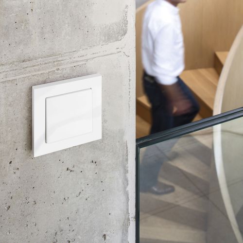 Smarter Schalter - M-PURE - Merten GmbH - Druck / Tast / elektronisch
