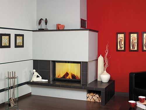 Holzkamin - 3/188.0 - Hark GmbH & Co. KG - Einbau / Ecken / geschlossene Feuerstelle