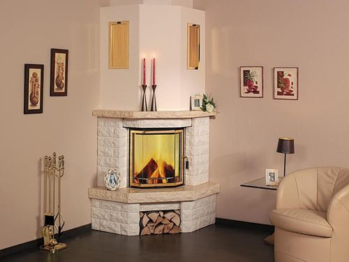 Holzkamin - 1/142.0 - Hark GmbH & Co. KG - Einbau / Ecken / geschlossene Feuerstelle