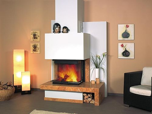 Holzkamin - 1/165.0  - Hark GmbH & Co. KG - Einbau / mit 3 Sichtseiten / geschlossene Feuerstelle