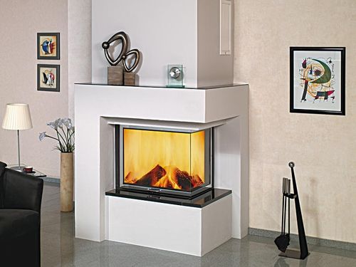 Holzkamin - 11/218 - Hark GmbH & Co. KG - Einbau / Ecken / geschlossene Feuerstelle