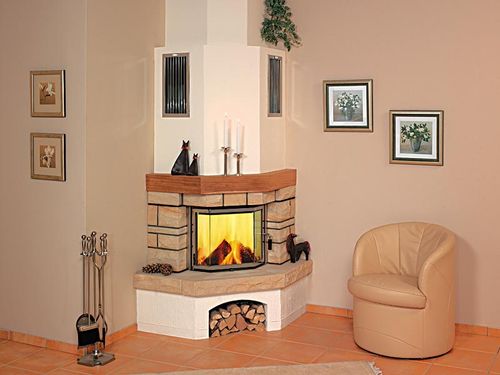 Holzkamin - 4/1.5 - Hark GmbH & Co. KG - Einbau / Ecken / geschlossene Feuerstelle