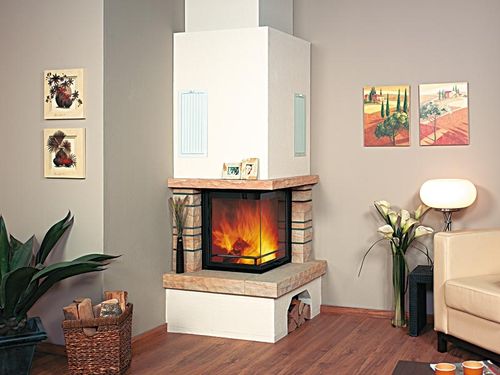 Holzkamin - 4/3.3 - Hark GmbH & Co. KG - Einbau / Einseitig / geschlossene Feuerstelle