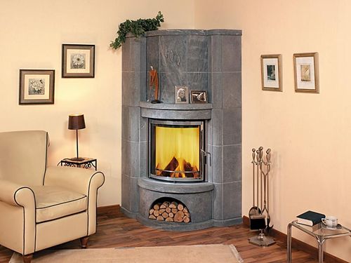 Holz-Kaminofen - 6/19 - Hark GmbH & Co. KG - traditionell / Stein