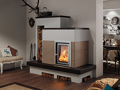 Holz-Kaminofen - 5/112.0 - Hark GmbH & Co. KG - traditionell / Metall / Steingut