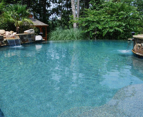 Überlaufschwimmbecken - Aquarama Aquatech - für Außenbereich / erdverlegt / Beton