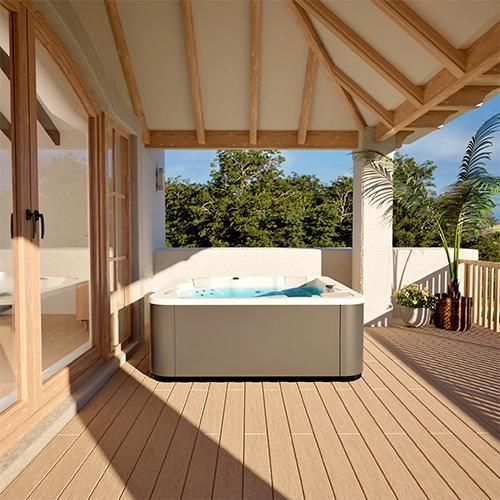 Einbau-Whirlpool - AQUALIFE 5 - Aquavia Spa - zum Aufstellen / quadratisch / Viersitzer