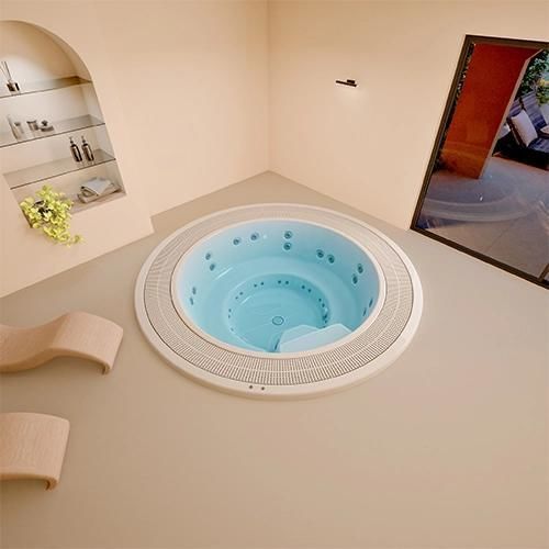 Einbau-Whirlpool - BALI - Aquavia Spa - rund / 8 Plätze / 9 Plätze