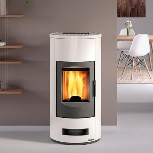 Pelletkaminofen - P163 T - Piazzetta - 0 - 5 kW / 10 kW...20 kW / freistehend