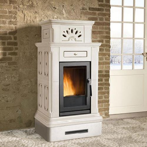 Pelletkaminofen - CANAZEI - Piazzetta - 0 - 5 kW / 10 kW...20 kW / Multibrennstoff
