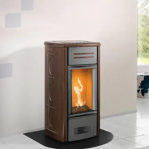 Gaskaminofen G958 Metano Piazzetta 0 5 Kw Modern Steingut