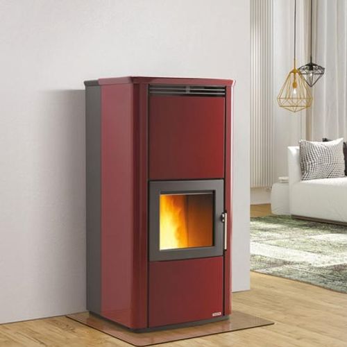 Wasserführender Kaminofen / Pellet -  P188 TH - Piazzetta - 5 kW...10 kW / 10 kW...20 kW / Multibrennstoff