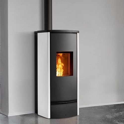 Pelletkaminofen - P920 M - Piazzetta - 8,5 kW / freistehend / modern