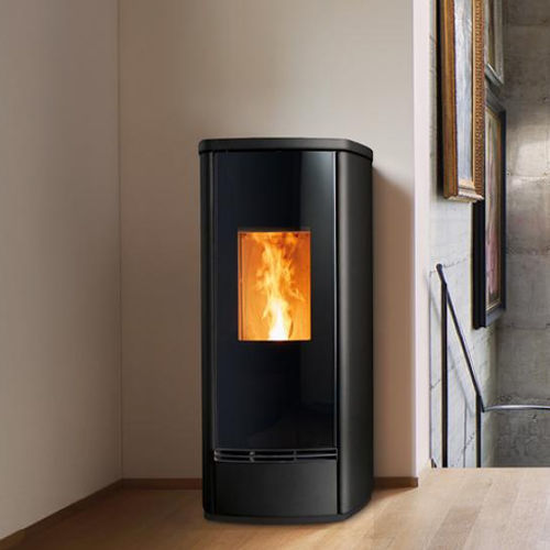 Pelletkaminofen - P230 M STEEL - Piazzetta - 5 kW...10 kW / 0 - 5 kW / 11 kW