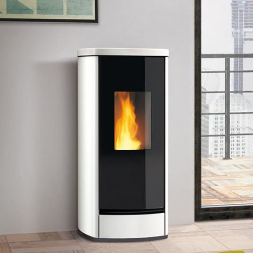 Pelletkaminofen - P220 M STEEL - Piazzetta - 8 kW / 6 kW / 7 kW