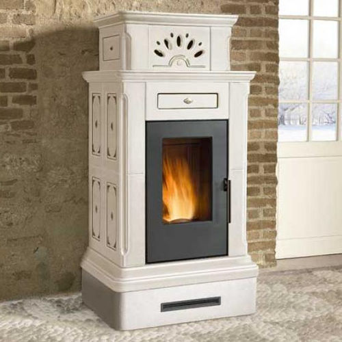 Pelletkaminofen - CANAZEI - Piazzetta - 5 kW...10 kW / 0 - 5 kW / 11 kW