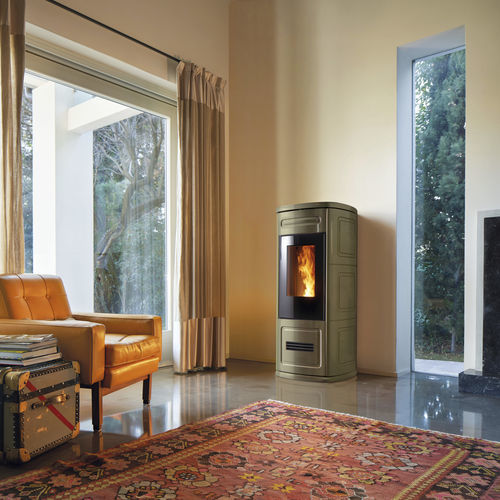 Pelletkaminofen - P220 C  - Piazzetta - 0 - 5 kW / 5 kW...10 kW / Multibrennstoff