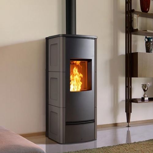 Pelletkaminofen - P930 C - Piazzetta - 0 - 5 kW / 5 kW...10 kW / Multibrennstoff