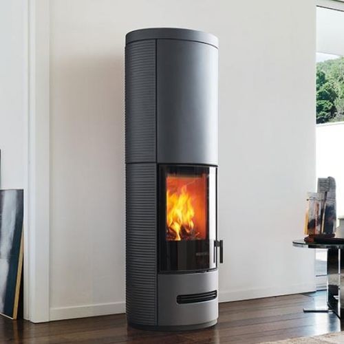 Holz-Kaminofen - E929 D-H - Piazzetta - 5 kW...10 kW / freistehend / modern
