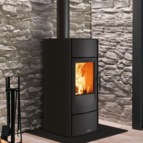 Holz-Kaminofen - E520 - 5 STELLE - Piazzetta - 5 kW...10 kW / freistehend / modern
