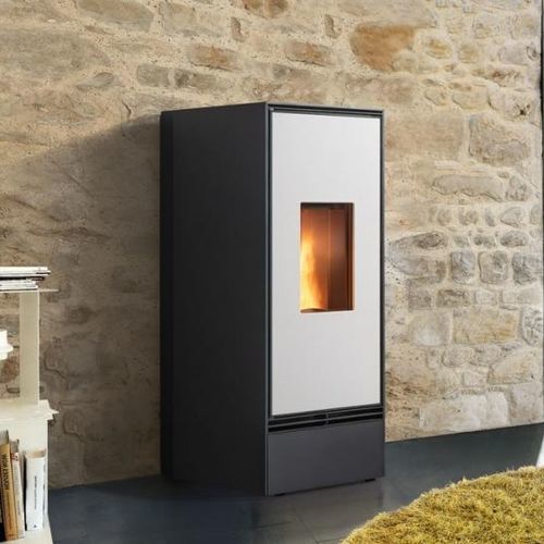 Pelletkaminofen - P241 - 5 STELLE - Piazzetta - 0 - 5 kW / 5 kW...10 kW / freistehend