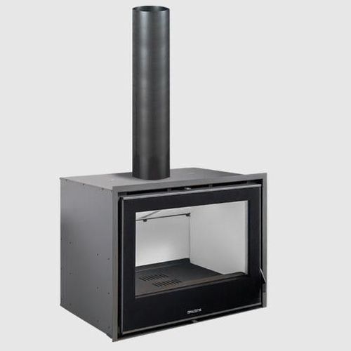 Holz-Kamineinsatz - IL 80/60 5 - Piazzetta - Gusseisen / Stahl / modern
