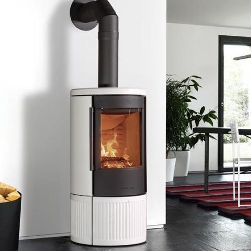 Holz-Kaminofen - E909 - 5 - Piazzetta - 7 kW / wandmontiert / Ecken