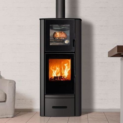 Holz-Kaminofen - E928 F - Piazzetta - 5 kW...10 kW / wandmontiert / Ecken