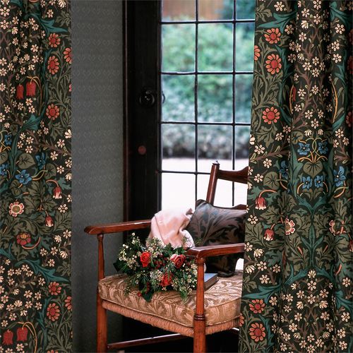Möbelstoff - BLACKTHORN - MORRIS & Co. - für Vorhänge / Rollo / Naturmotiv