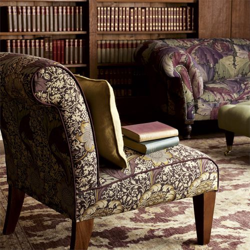 Möbelstoff - KENNET - MORRIS & Co. - für Vorhänge / Rollo / Blumenmotive