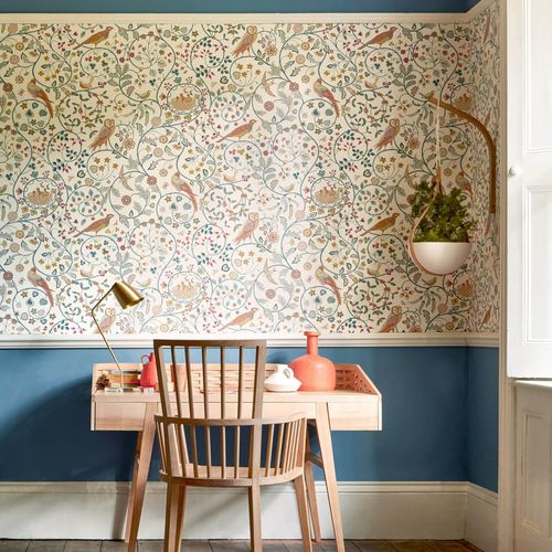 Moderne Tapete - NEWILL  - MORRIS & Co. - Blumenmotiv / Naturmotiv / Tiermuster