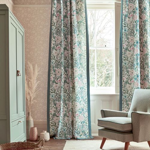 Möbelstoff - WILHELMINA  - MORRIS & Co. - für Vorhänge / Rollo / Blumenmotive