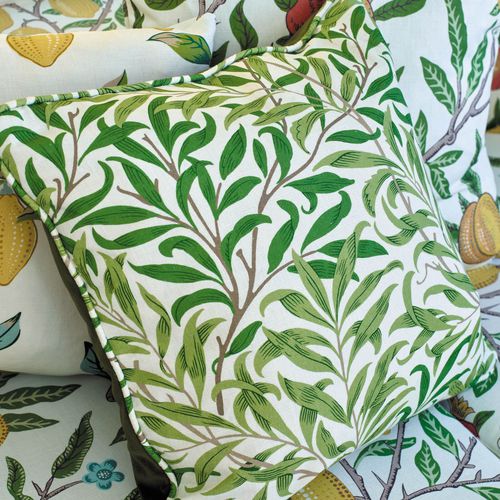Kissen für Außenbereich - WILLOW BOUGHS - MORRIS & Co. - rechteckig / quadratisch / Naturmotiv
