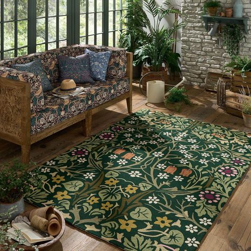 Moderner Teppich - BLACKTHORN - MORRIS & Co. - Naturmotiv / Polypropylen / rechteckig