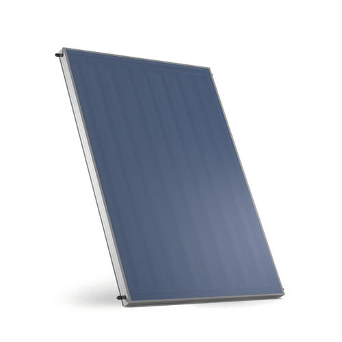Planer thermischer Sonnenkollektor - ES - Calpak-Cicero Hellas - zum Erhitzen von Wasser / mit Aluminiumrahmen / hoch montiert